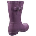 Purple - Lifestyle - Cotswold Womens-Ladies Windsor Short Waterproof Pull On Wellington Boots