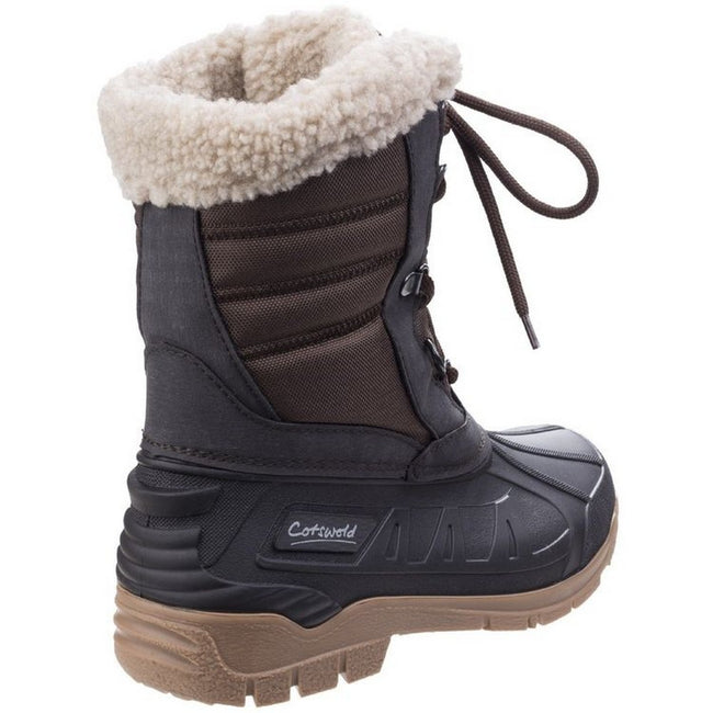 Brown - Pack Shot - Cotswold Womens-Ladies Coset Waterproof Tall Hiking Boots