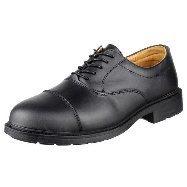 Black - Lifestyle - Amblers Safety Mens FS43 Antistatic Lace Up Oxford Safety Shoes