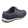Grey - Back - Fleet & Foster Womens-Ladies Mombassa Comfort Shoes