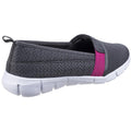 Grey - Side - Fleet & Foster Womens-Ladies Canary Summer Shoes