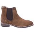 Camel - Back - Cotswold Mens Corsham Town Leather Pull On Casual Chelsea Ankle Boots