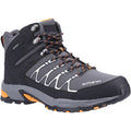 Grey-Orange - Front - Cotswold Mens Abbeydale Mid Hiking Boots