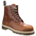 Tan - Front - Dr Martens Unisex Icon 7B10 Safety Boots