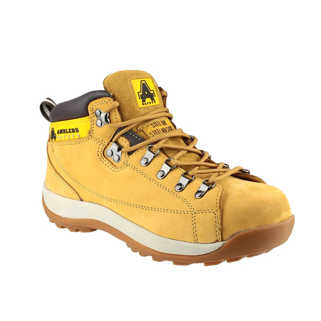 Honey - Front - Amblers Steel FS122 Safety Boot - Womens Boots