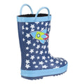 Blue Rocket - Side - Cotswold Childrens-Kids Sprinkle Wellington Boots