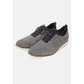Dark Grey - Pack Shot - Hush Puppies Mens Expert Knit Oxford Lace Up Trainer