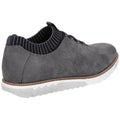 Dark Grey - Side - Hush Puppies Mens Expert Knit Oxford Lace Up Trainer