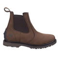 Brown - Back - Amblers Mens Aldingham Dealer Boots