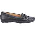 Black - Front - Hush Puppies Womens-Ladies Maggie Slip On Moccasin