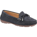 Navy - Back - Hush Puppies Womens-Ladies Maggie Slip On Moccasin