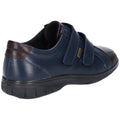 Navy-Brown - Lifestyle - Cotswold Womens-Ladies Haythrop Touch Fastening Leather Shoes