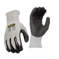 Grey - Front - Stanley Level 5 Gripper Glove