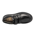 Black - Lifestyle - Geox Boys J Riddock Touch Fastening Leather Shoe