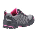 Pink-Grey - Side - Cotswold Childrens-Kids Little Dean Lace Up Hiking Waterproof Trainer