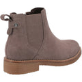Grey - Side - Hush Puppies Womens-Ladies Maddy Suede Ankle Boots