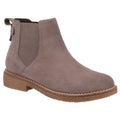 Grey - Front - Hush Puppies Womens-Ladies Maddy Suede Ankle Boots