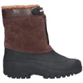 Brown - Back - Cotswold Venture Waterproof Ladies Boot - Ladies Boots - Textile-Weather Wellingtons