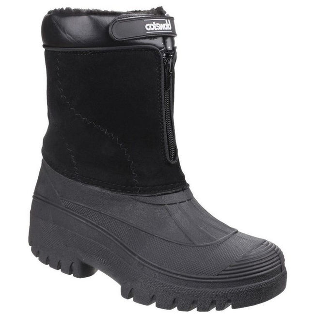Black - Front - Cotswold Venture Waterproof Ladies Boot - Ladies Boots - Textile-Weather Wellingtons
