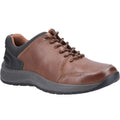 Tan - Front - Cotswold Mens Rollright Leather Casual Shoes