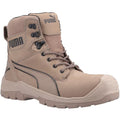 Stone - Front - Puma Mens Conquest Leather Safety Boots