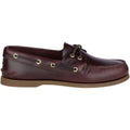 Maroon - Back - Sperry Mens Authentic Original Leather Boat Shoes