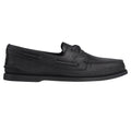 Black - Back - Sperry Mens Authentic Original Leather Boat Shoes