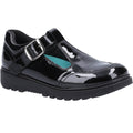 Black - Front - Hush Puppies Girls Kerry Patent Leather Mary Janes