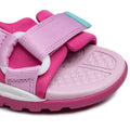 Fuchsia-Light Pink-Cyan - Pack Shot - Geox Girls Borealis Sandals