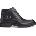Black - Back - Sperry Mens Authentic Original Lug Leather Chukka Boots
