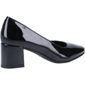 Black - Lifestyle - Hush Puppies Womens-Ladies Anna Leather Court Shoes