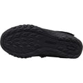 Black - Close up - Skechers Girls Breathe Easy Leather Relaxed Fit School Shoes