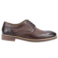 Chocolate Brown - Side - Hush Puppies Mens Bryson Leather Oxfords