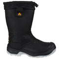 Black - Lifestyle - Amblers Steel FS209 Safety Pull On - Womens Ladies Boots - Riggers Safety