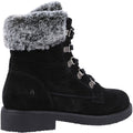Black - Side - Hush Puppies Womens-Ladies Florence Mid Boots