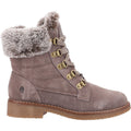 Taupe - Back - Hush Puppies Womens-Ladies Florence Mid Boots