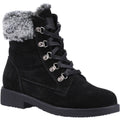 Black - Front - Hush Puppies Womens-Ladies Florence Mid Boots