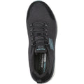 Black - Lifestyle - Skechers Mens D´Lux Walker Bersaga Leather Relaxed Fit Trainers