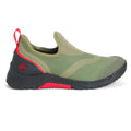 Olive - Back - Muck Boots Mens Outscape Low Trainers