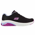 Black-Lavender - Back - Skechers Womens-Ladies Skech-Air Extreme 2.0 Classic Vibe Trainers