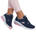 Navy-Light Blue - Close up - Skechers Womens-Ladies Skech-Air Extreme 2.0 Classic Vibe Trainers