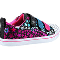 Black-Pink-Blue - Lifestyle - Skechers Girls Twinkle Toes Star Trainers