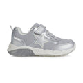 Silver-White - Back - Geox Childrens-Kids Spaziale Trainers