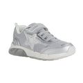 Silver-White - Front - Geox Childrens-Kids Spaziale Trainers