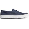 Navy - Back - Sperry Mens Bahama II Boat Shoes