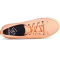 Peach - Pack Shot - Sperry Womens-Ladies Crest Vibe Trainers