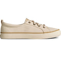 Cream - Side - Sperry Womens-Ladies Crest Vibe Trainers