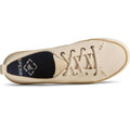 Cream - Pack Shot - Sperry Womens-Ladies Crest Vibe Trainers