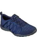 Navy - Front - Skechers Womens-Ladies Breathe Easy Infi-Knity Trainers