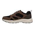 Brown-Black - Side - Skechers Mens Oak Canyon Sunfair Suede Relaxed Fit Trainers